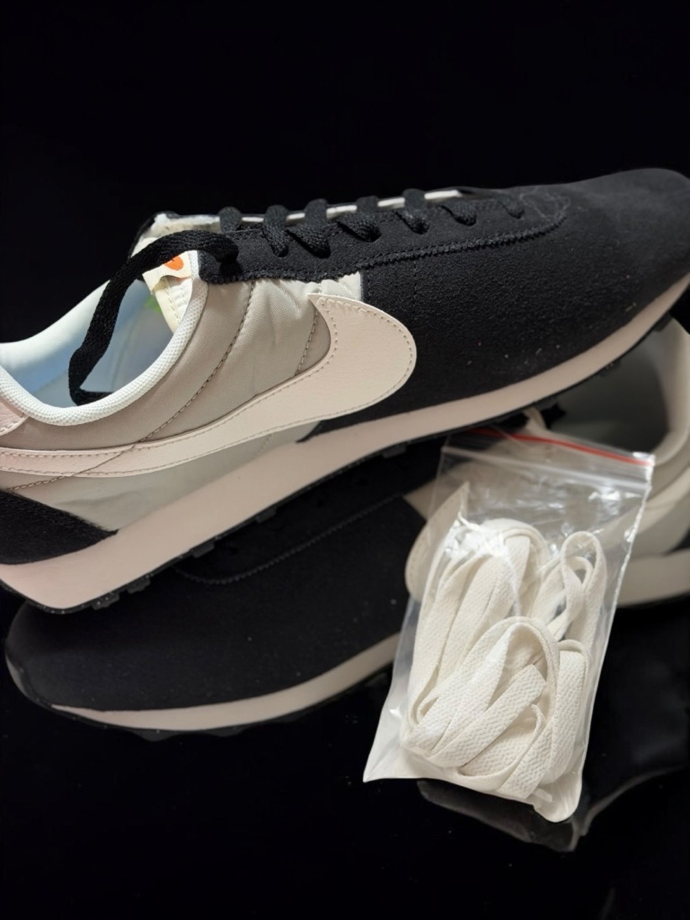Nike Pre Montreal Racer Black Retro Running Sneakers Track Style Y2K Vintage - Picture 5 of 9